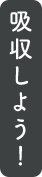 吸収しよう！